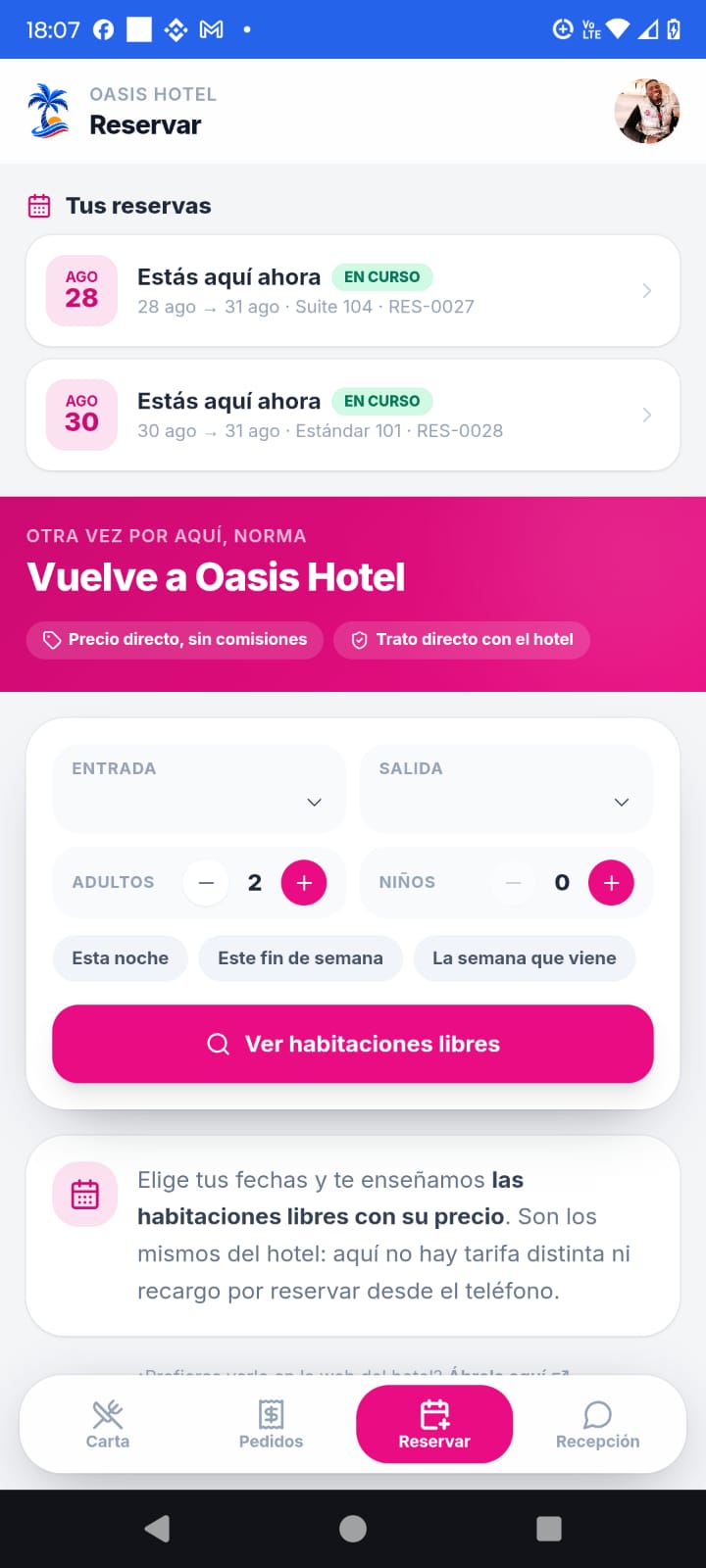 App del huésped de HotelBlinx